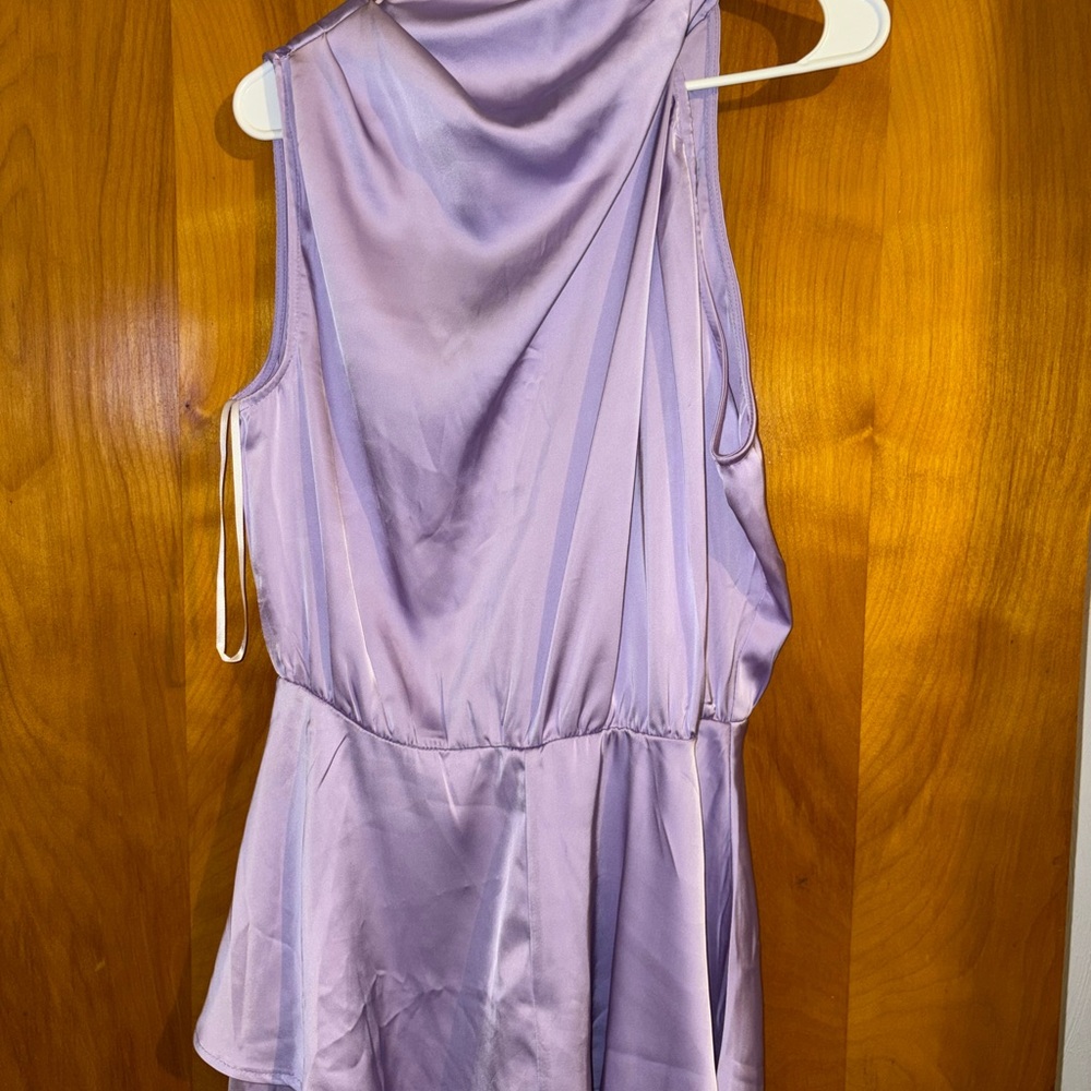 Hello Molly Lavender Mini Dress
